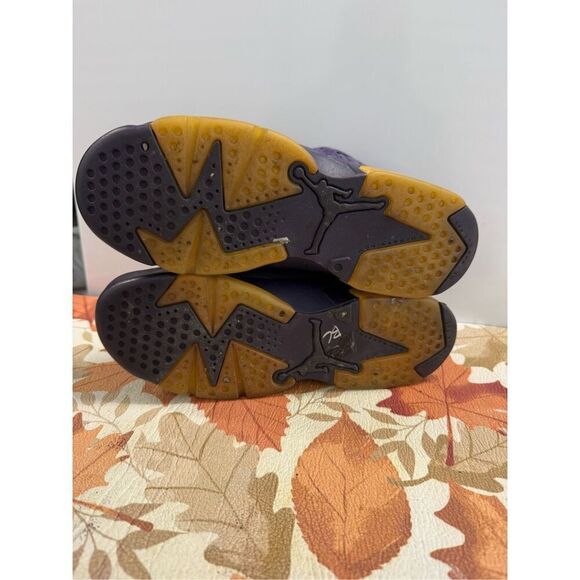 Nike Air Jordan Retro 6 "Purple Dynasty"  Women's Shoes Size 8.5 GS 7Y - Picture 6 of 6